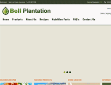 Tablet Screenshot of bellplantation.com